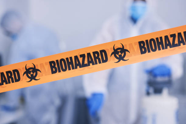 Professional Biohazard technician working in Milton, FL
